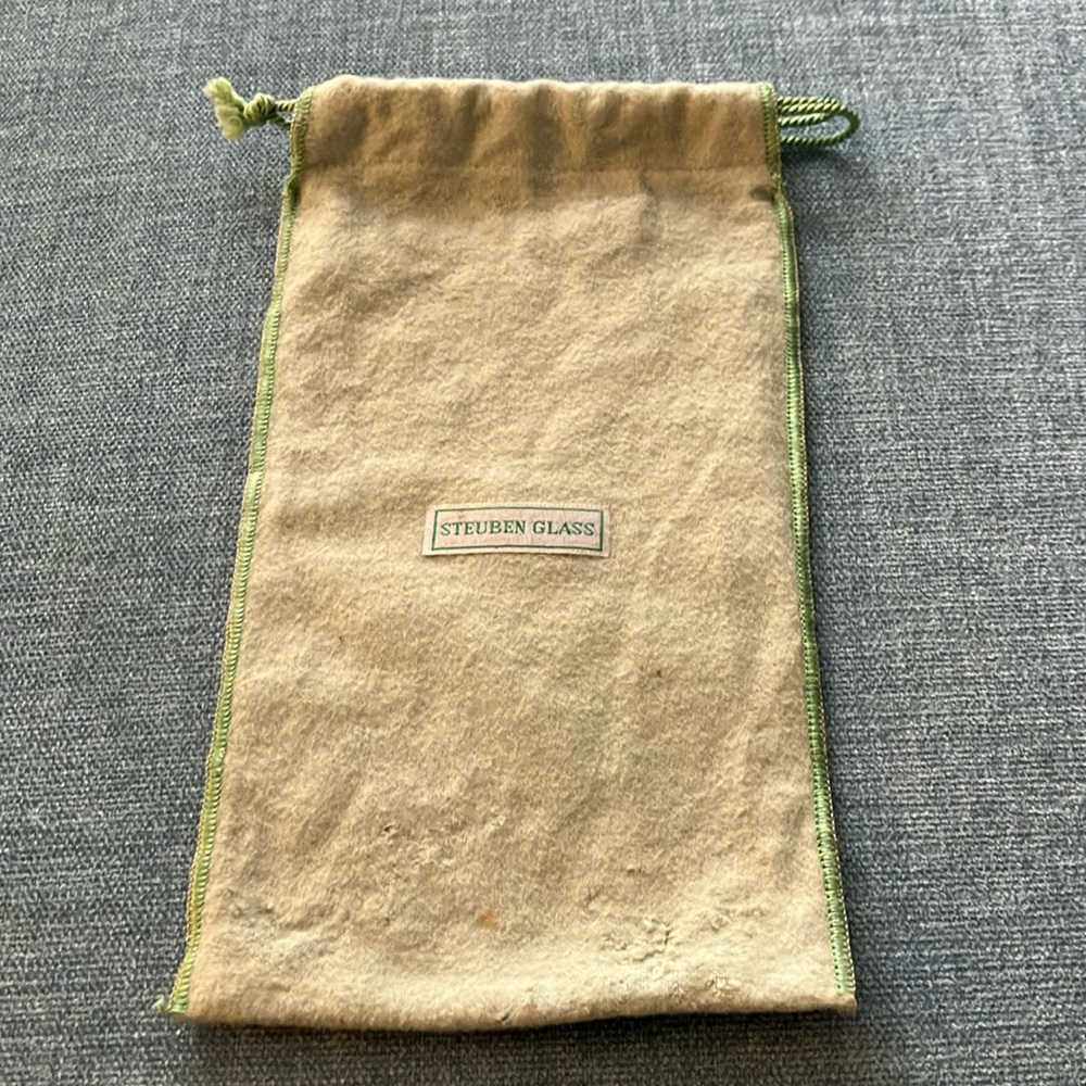 Steuben Glass Drawstring Dust Bag